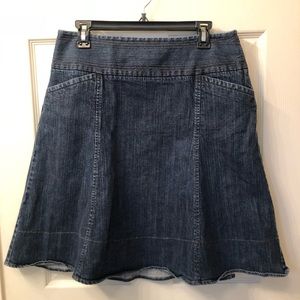 Ann Taylor Jean Flare Skirt - Size 12